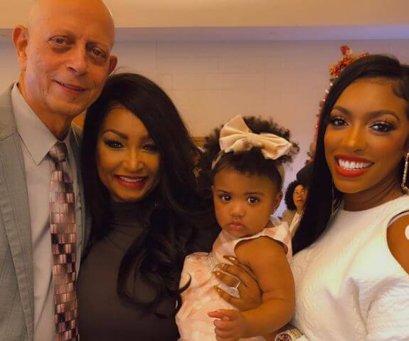 Diane T. Williams with her family.